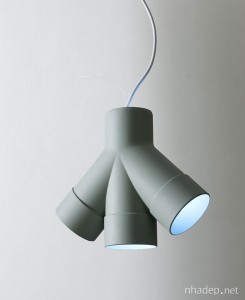Tự làm đèn trang trí đơn giản từ ống nước