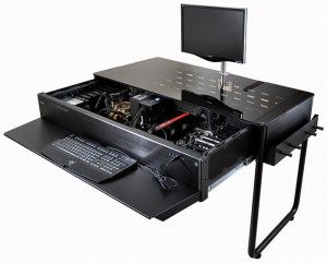 Chiếc bàn làm việc công nghệ đặc biệt tích hợp máy tính để bàn