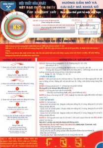 Hướng dẫn đổi mã két sắt Hòa Phát